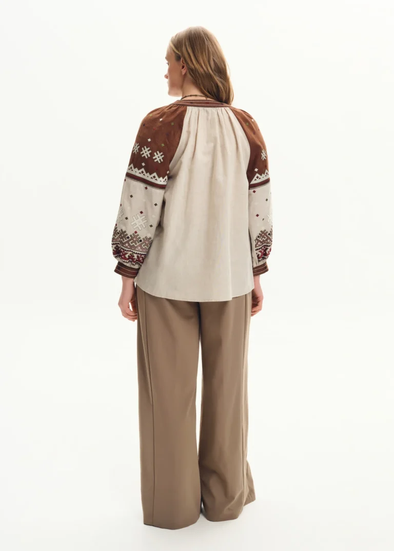Dzvinka Women’s Embroidered shirt Ukrainian brand of embroidered clothing 40424