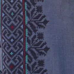 Men’s Embroidered shirt “Teren” Dark Blue