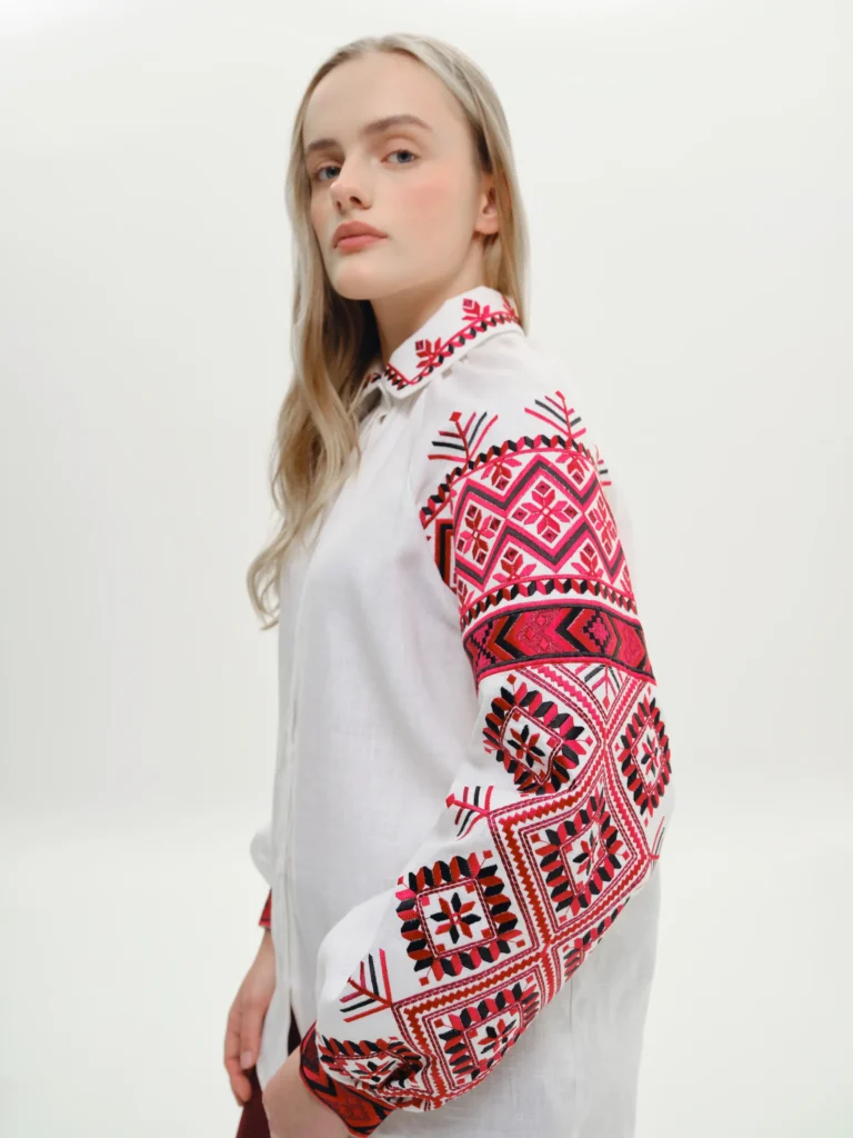 Women’s Embroidered shirt, Volyn Ukrainian brand of embroidered clothing 37412