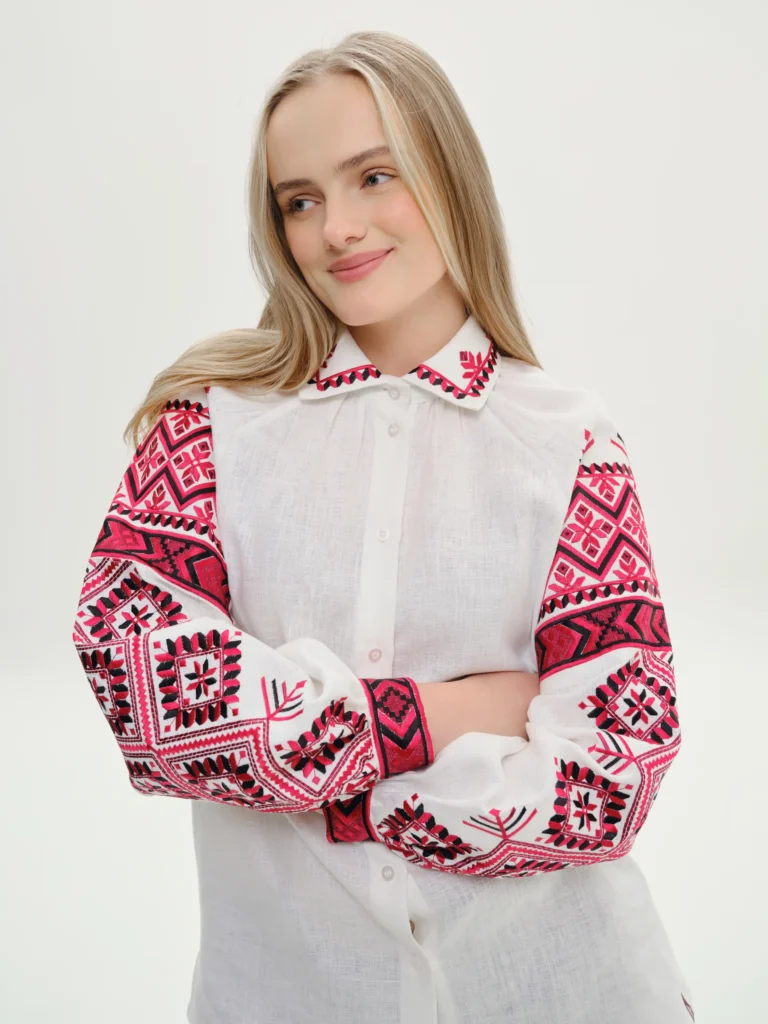 Women’s Embroidered shirt, Volyn Ukrainian brand of embroidered clothing 37413