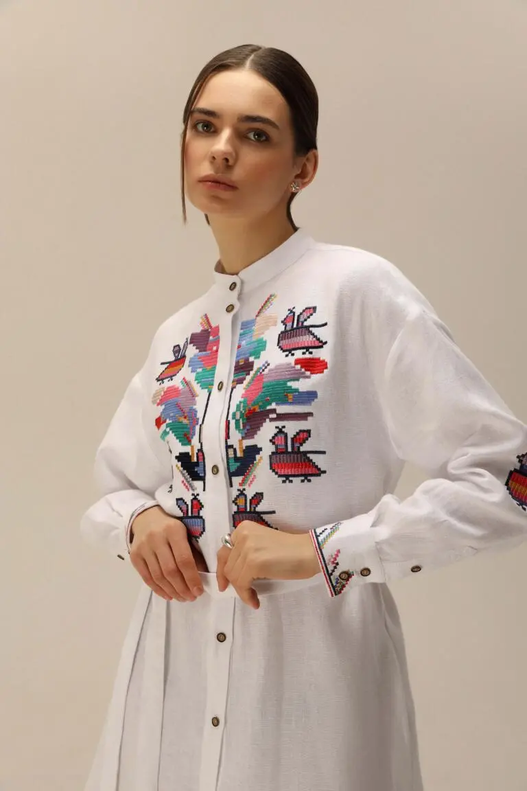 Вишита сукня-сорочка Кодимське древо Вишитий одяг для усієї родини 14479