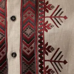 Men’s Volyn Natural Embroidered shirt