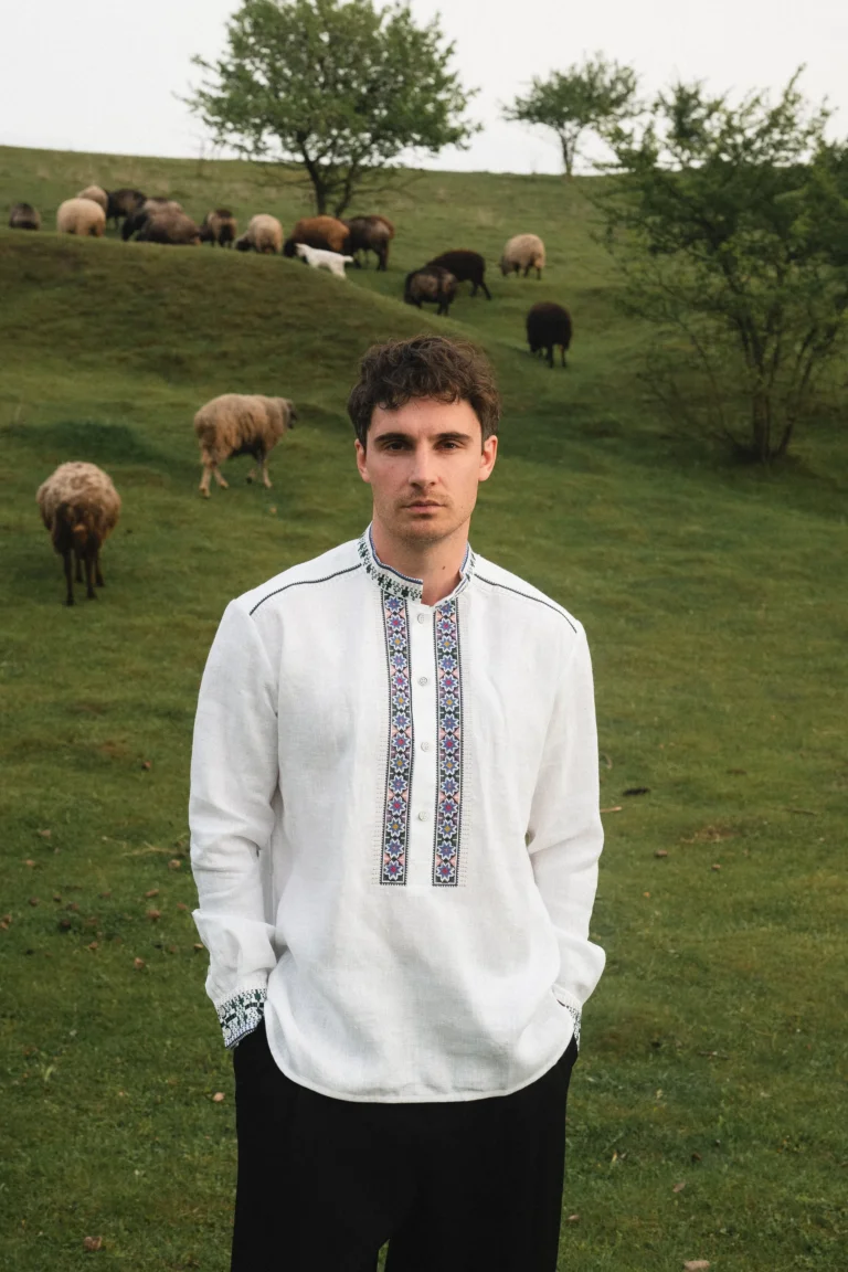 Men’s Embroidered shirt from Khmelnytskyi Region Ukrainian brand of embroidered clothing 40760