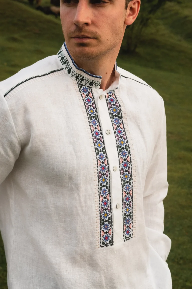 Men’s Embroidered shirt from Khmelnytskyi Region Ukrainian brand of embroidered clothing 40763