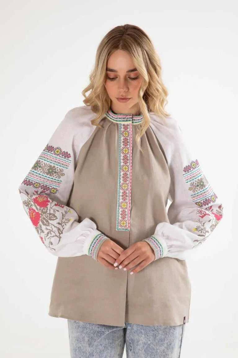 Вишиванка жіноча Кропивниччина Вишитий одяг для усієї родини 21100