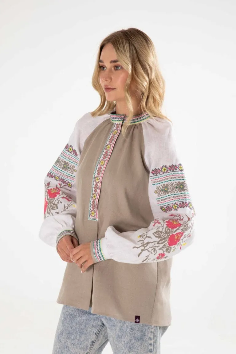 Вишиванка жіноча Кропивниччина Вишитий одяг для усієї родини 21101