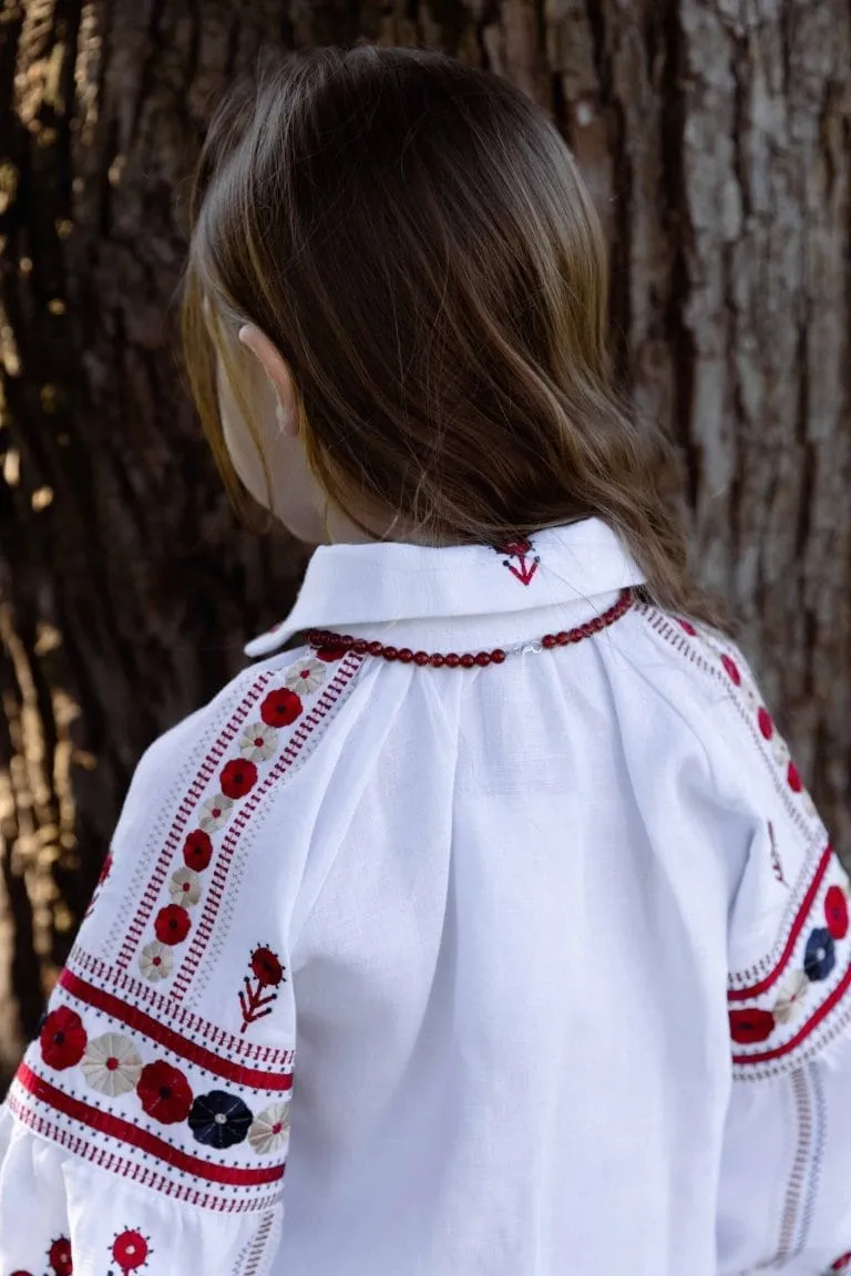 Вишиванка для дівчинки Городоцький шов Вишитий одяг для усієї родини 23998