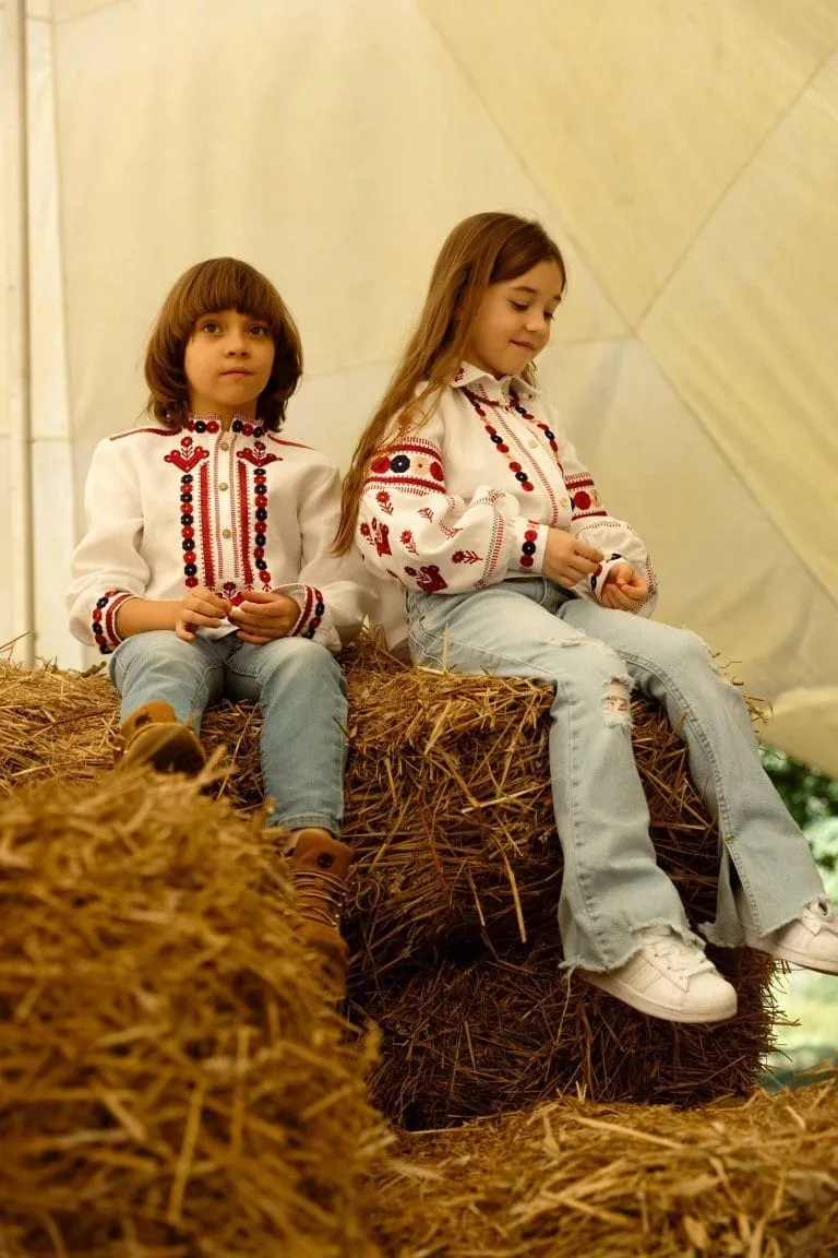 Вишиванка для хлопчика Городоцький шов Вишитий одяг для усієї родини 24009