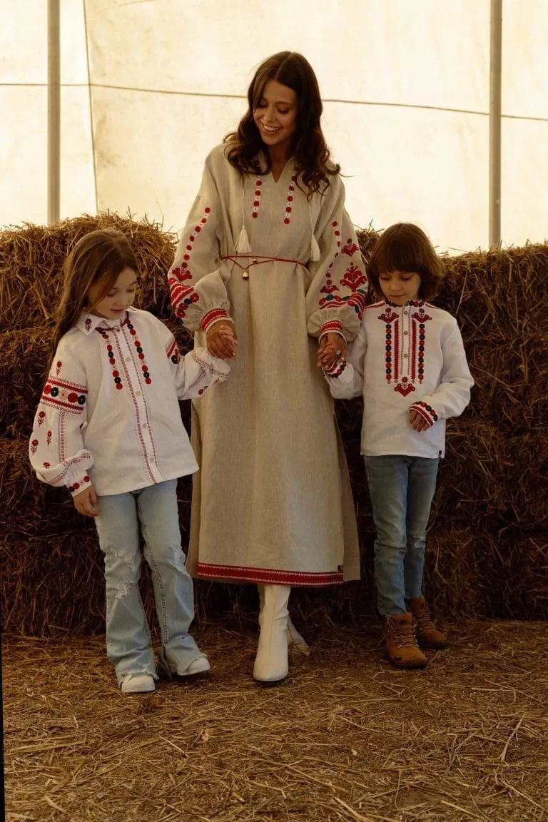 Вишиванка для хлопчика Городоцький шов Вишитий одяг для усієї родини 24010