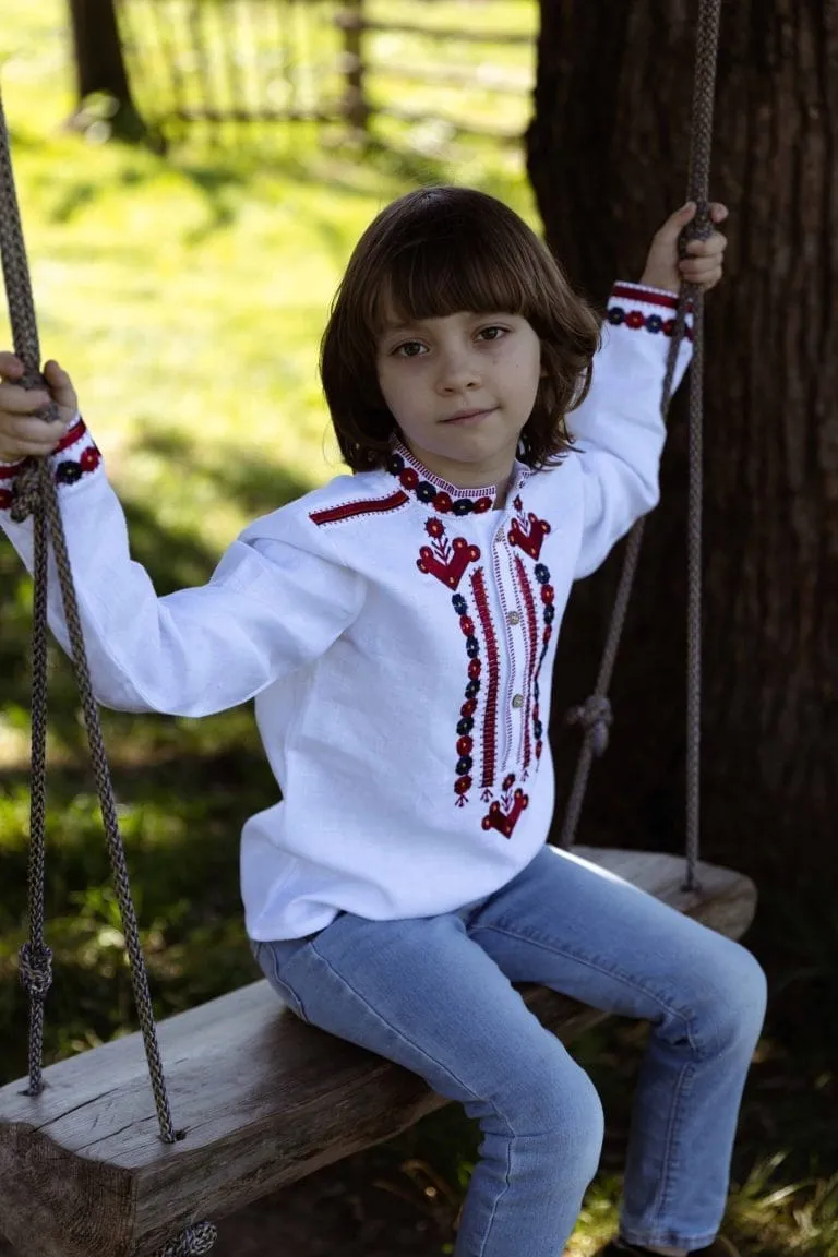 Вишиванка для хлопчика Городоцький шов Вишитий одяг для усієї родини 24014