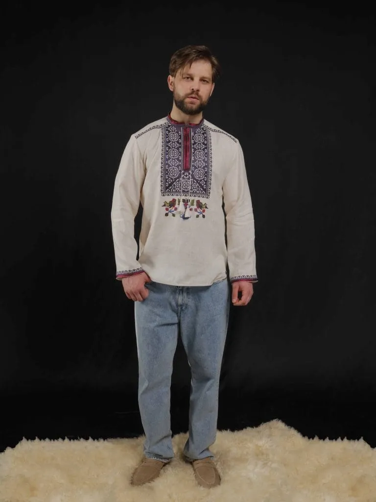 Вишиванка чоловіча Снігурі Вишитий одяг для усієї родини 26331