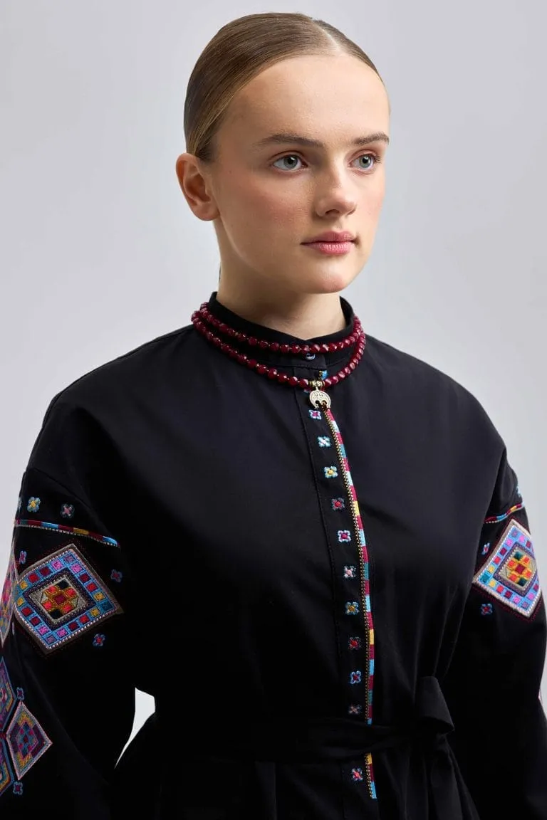 Кварцове намисто з лунницею Вишитий одяг для усієї родини 27887