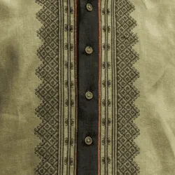 Men’s Embroidered shirt “Ridnya” Green