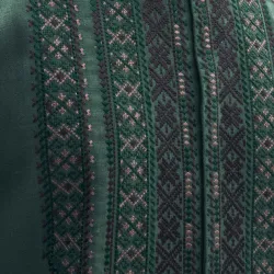 Men’s Embroidered shirt “Polonyna” in Green