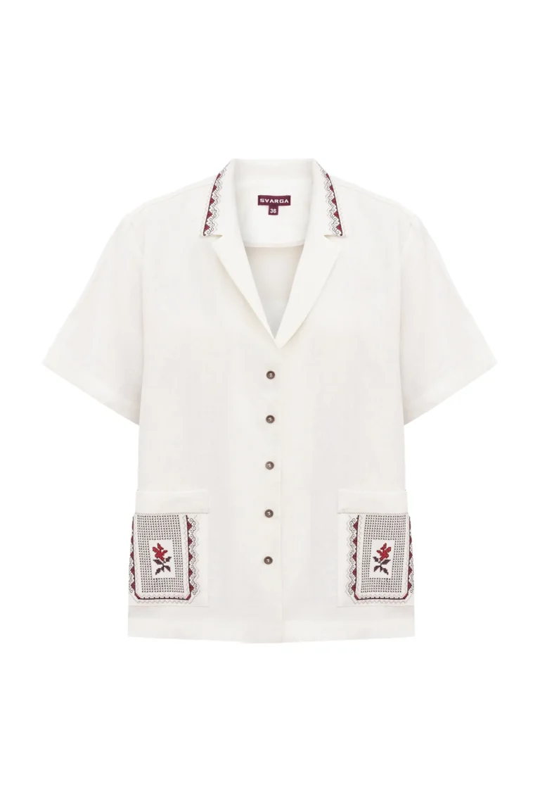 Short Sleeve Embroidered Shirts