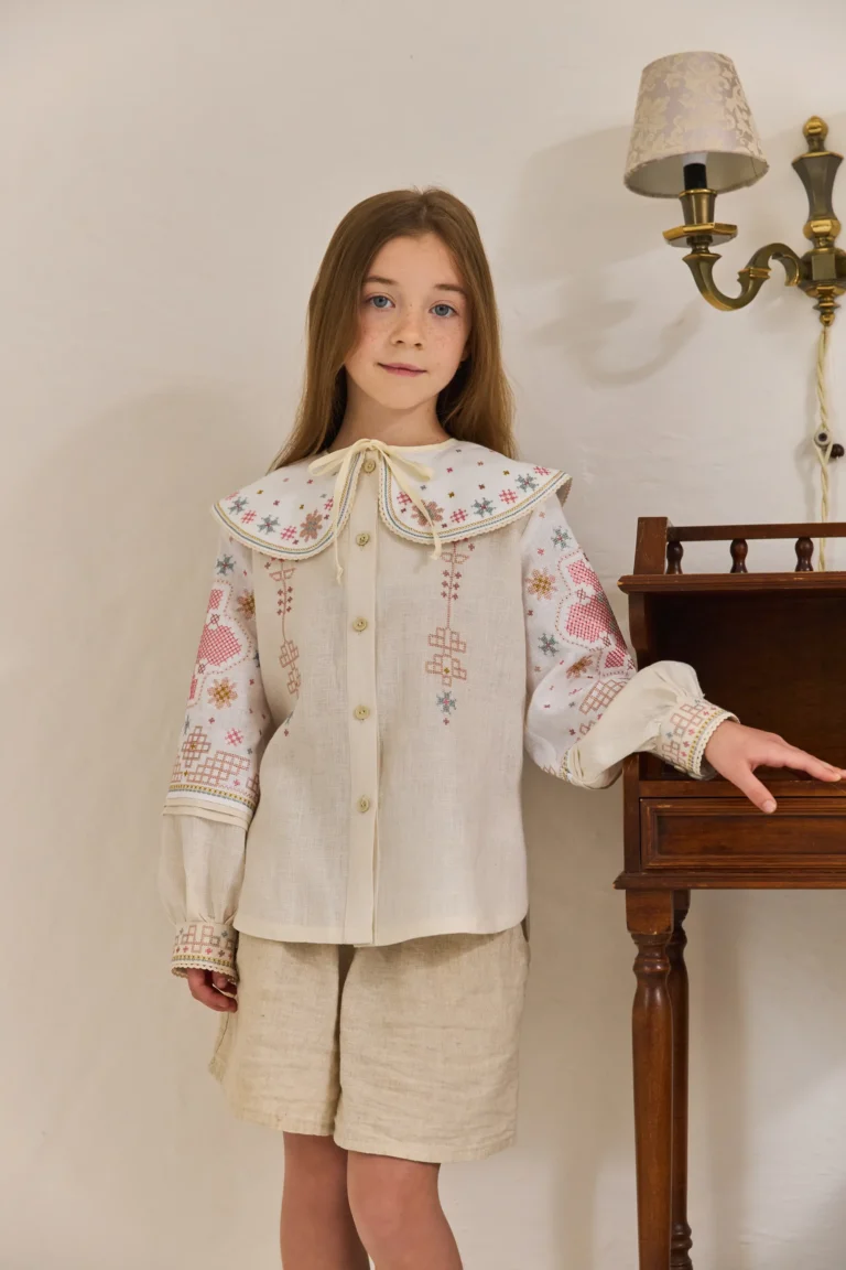 Вишиванка для дівчинки Світанок Вишитий одяг для усієї родини 35350