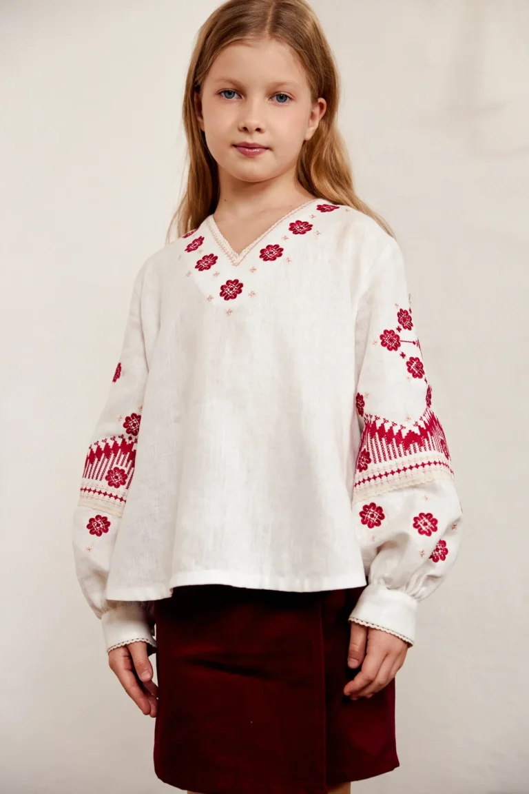 Вишиванка для дівчинки Диво Вишитий одяг для усієї родини 35963