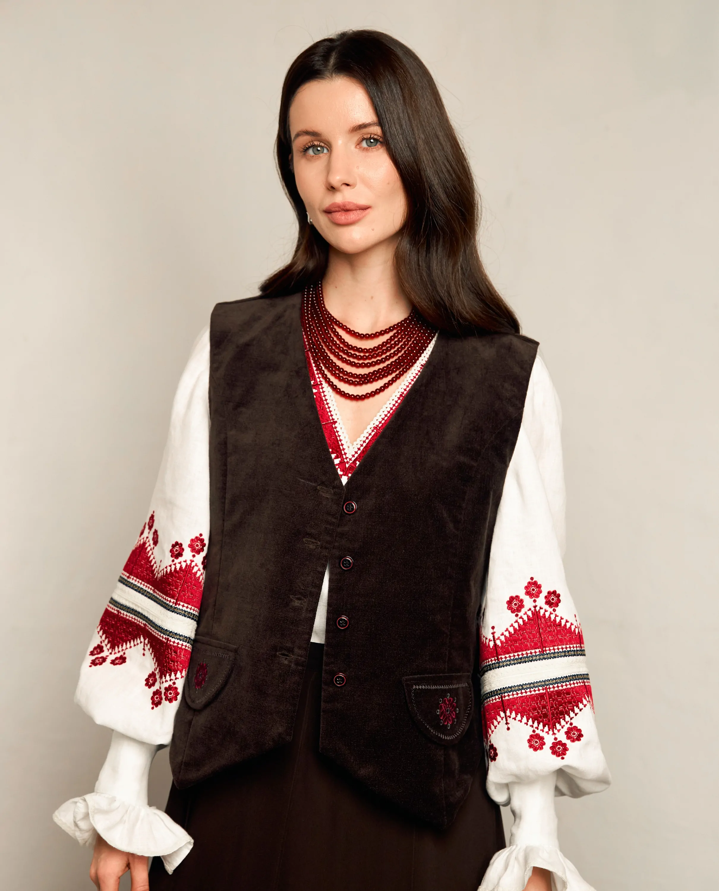 Жилетка Вечірня зоря Вишитий одяг для усієї родини 35921