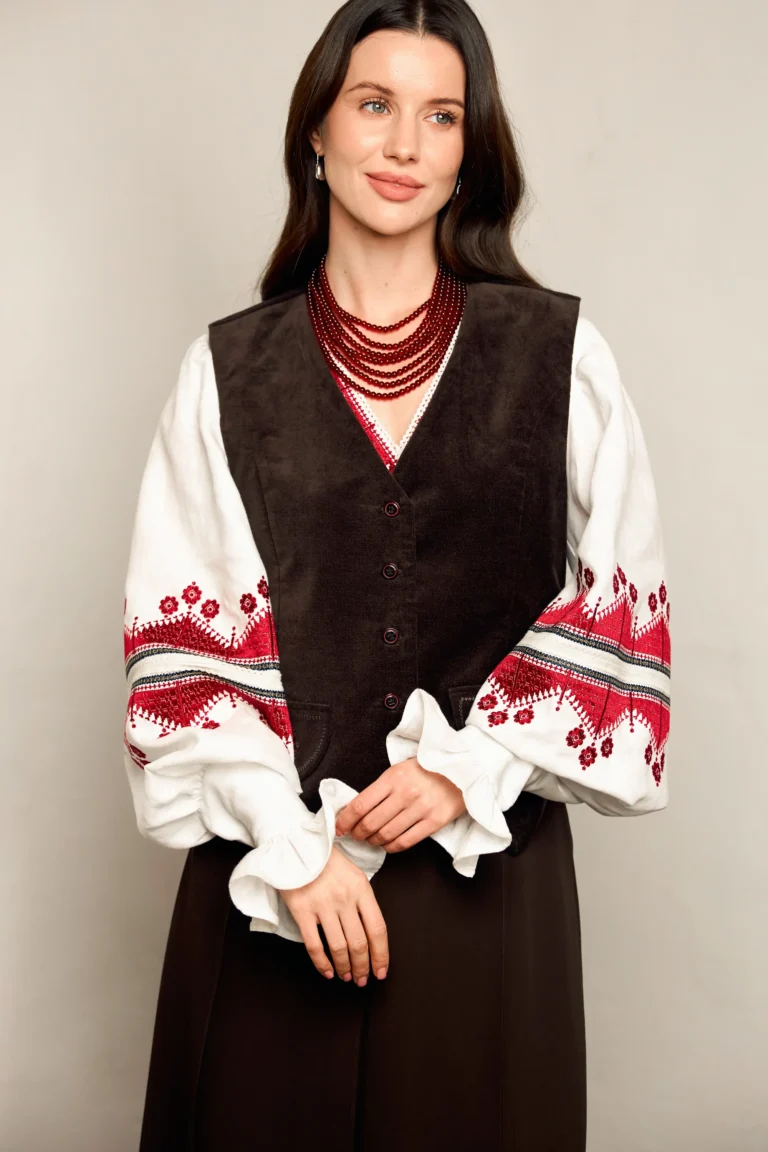 Жилетка Вечірня зоря Вишитий одяг для усієї родини 35920