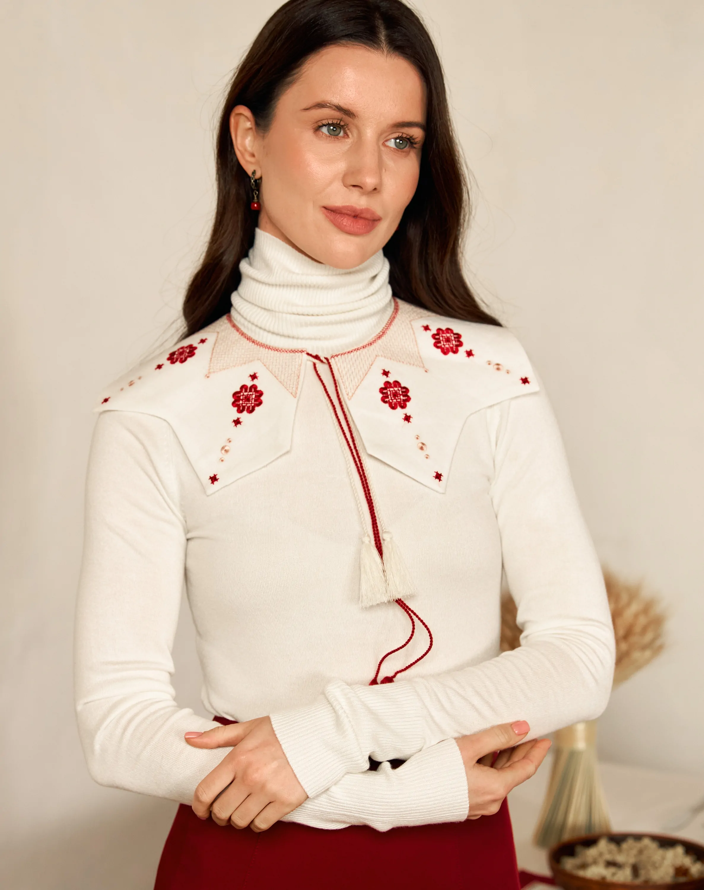 Комірець  Вечірня зоря Вишитий одяг для усієї родини 35945