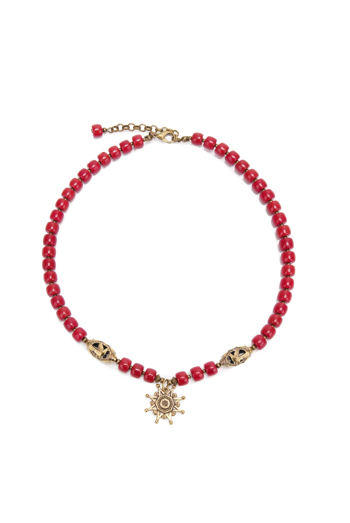 Намисто Зірка червоне Вишитий одяг для усієї родини 36016