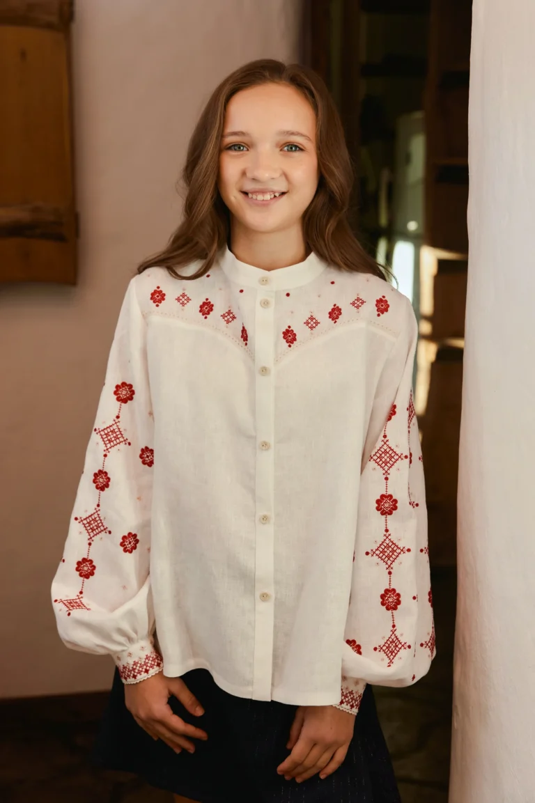 Вишиванка дівчача Диво Вишитий одяг для усієї родини 35952