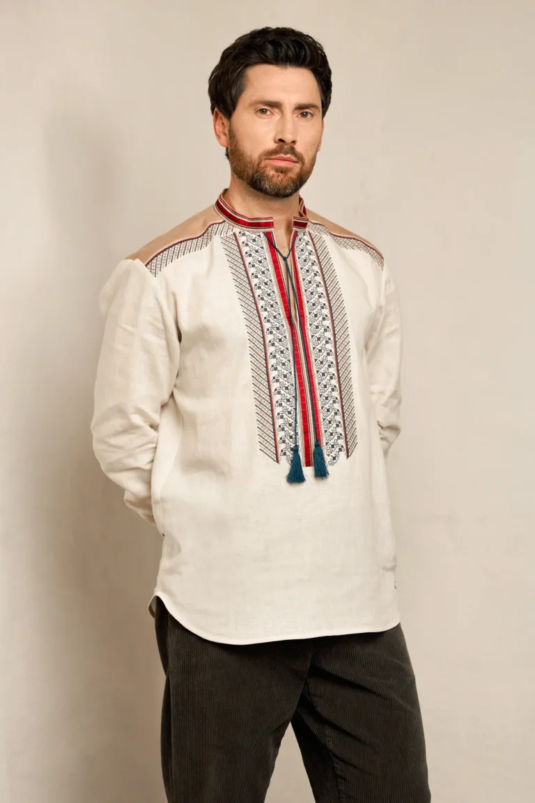 Вишиванка чоловіча Дніпровщина Вишитий одяг для усієї родини 36424