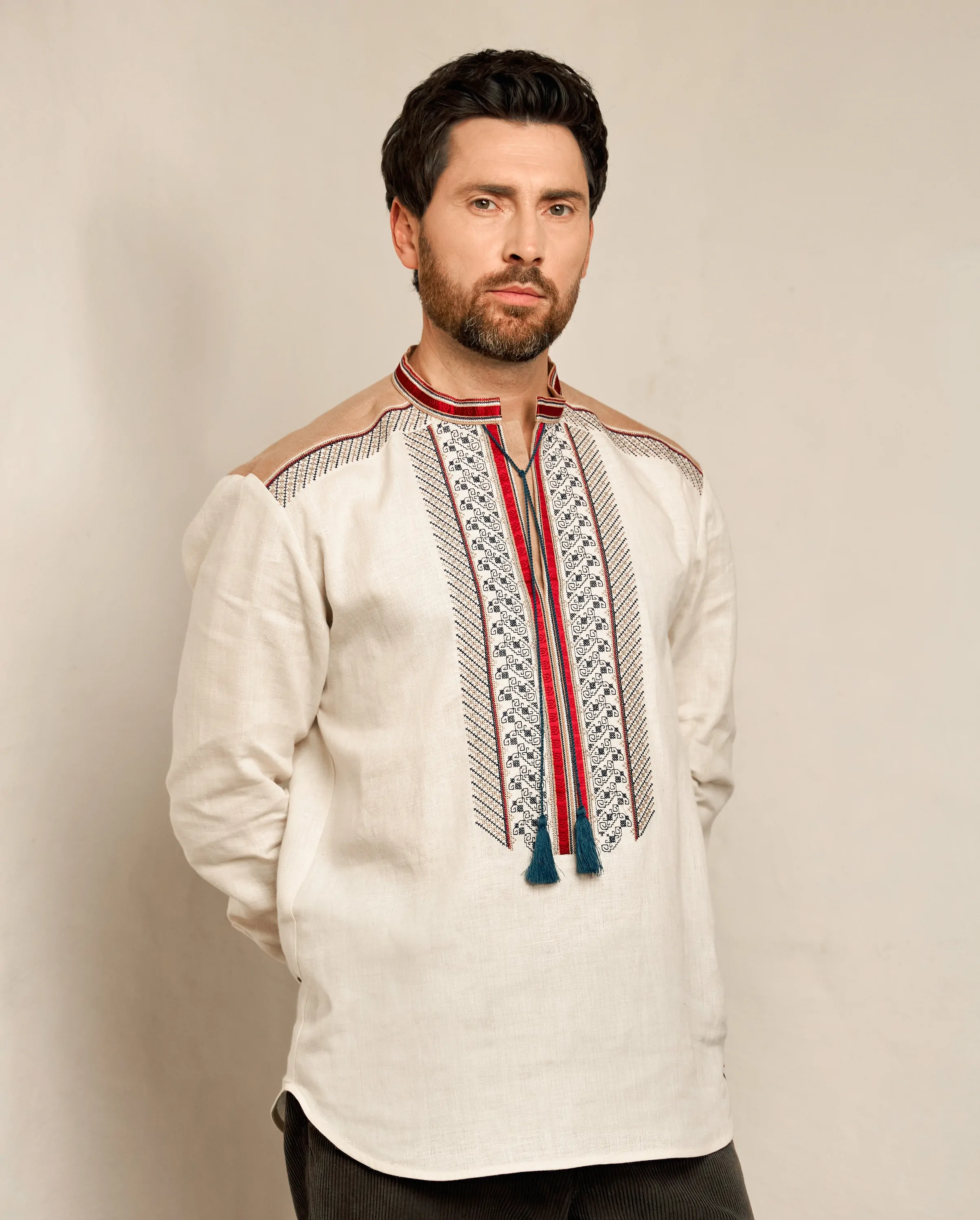 Вишиванка чоловіча Дніпровщина Вишитий одяг для усієї родини 36428