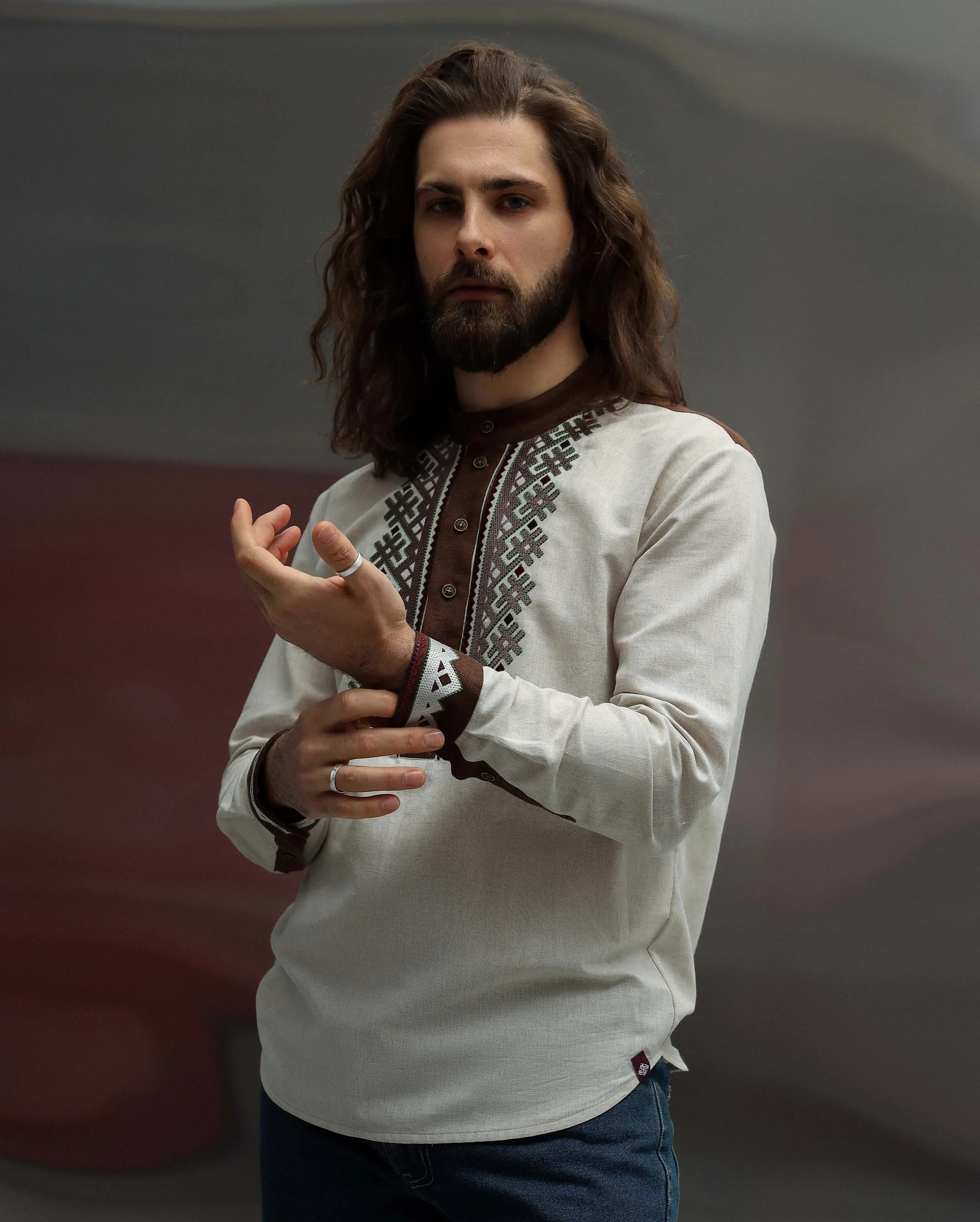 Вишиванка чоловіча Довбуш Вишитий одяг для усієї родини 36594