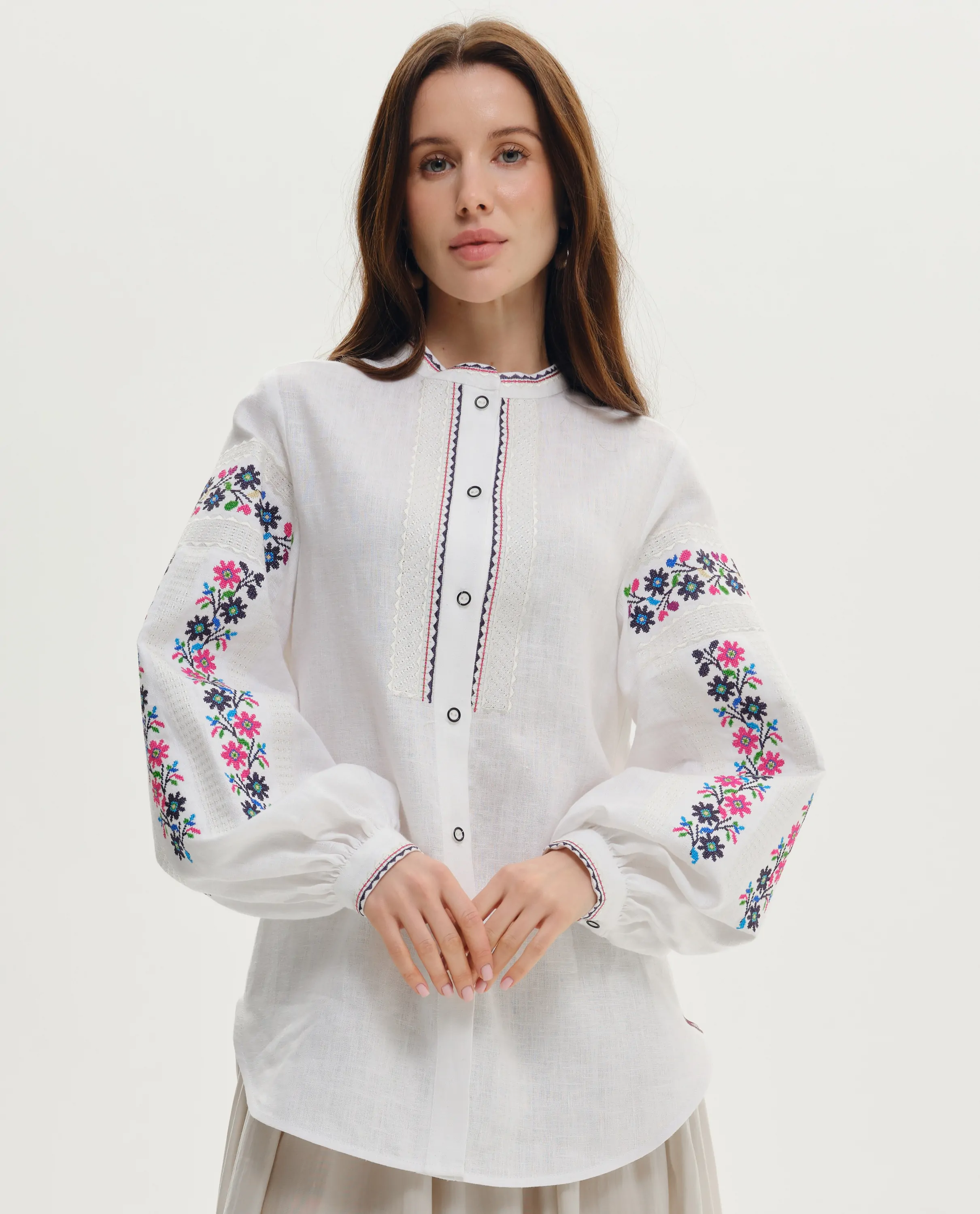 Вишиванка жіноча Рівненщина біла Вишитий одяг для усієї родини 37407