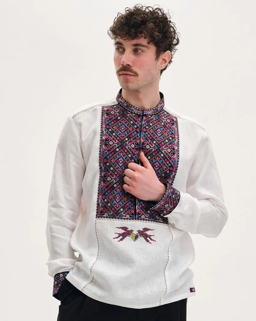 Вишиванка чоловіча Яфиновий цвіт Вишитий одяг для усієї родини 37887