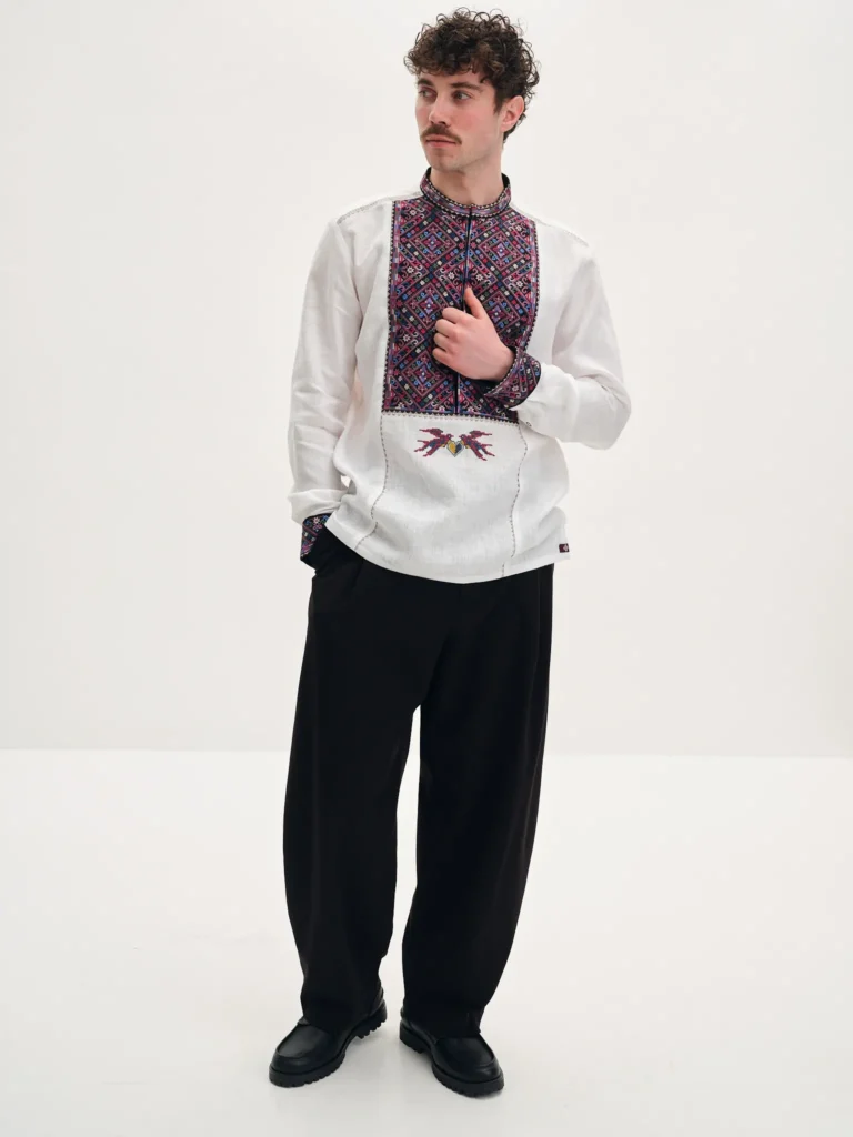 Вишиванка чоловіча Яфиновий цвіт Вишитий одяг для усієї родини 37873