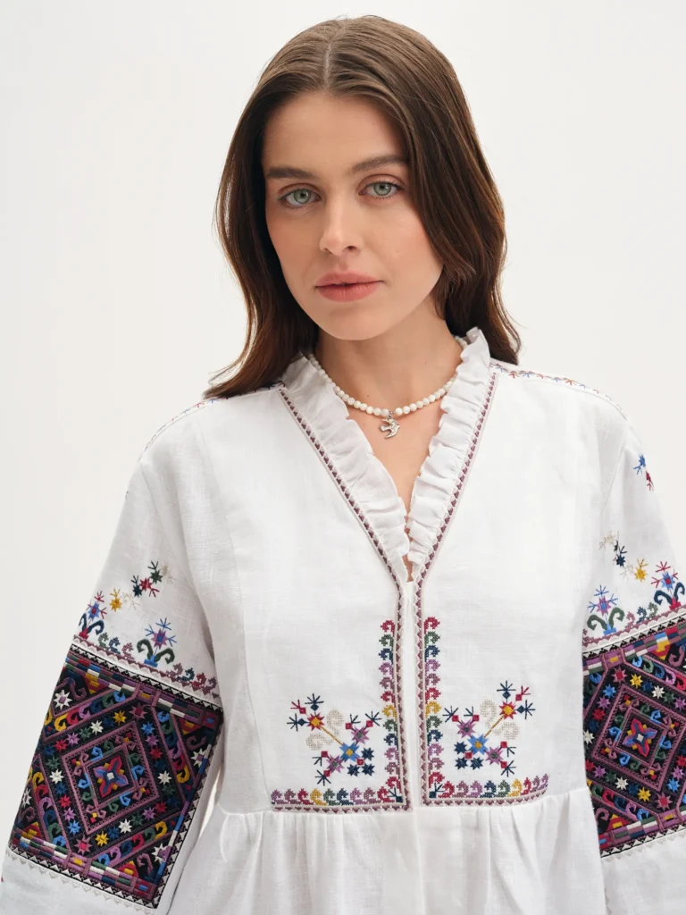 Намисто перламутрова пташка Вишитий одяг для усієї родини 37939