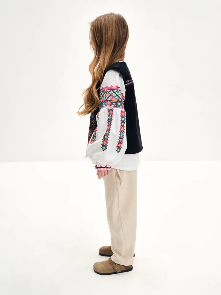 Gazdenyatko Children’s Vest Ukrainian brand of embroidered clothing 38365