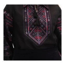 Women’s Black Floyara Embroidered shirt