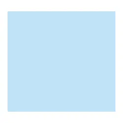 Wax candle Swallow blue