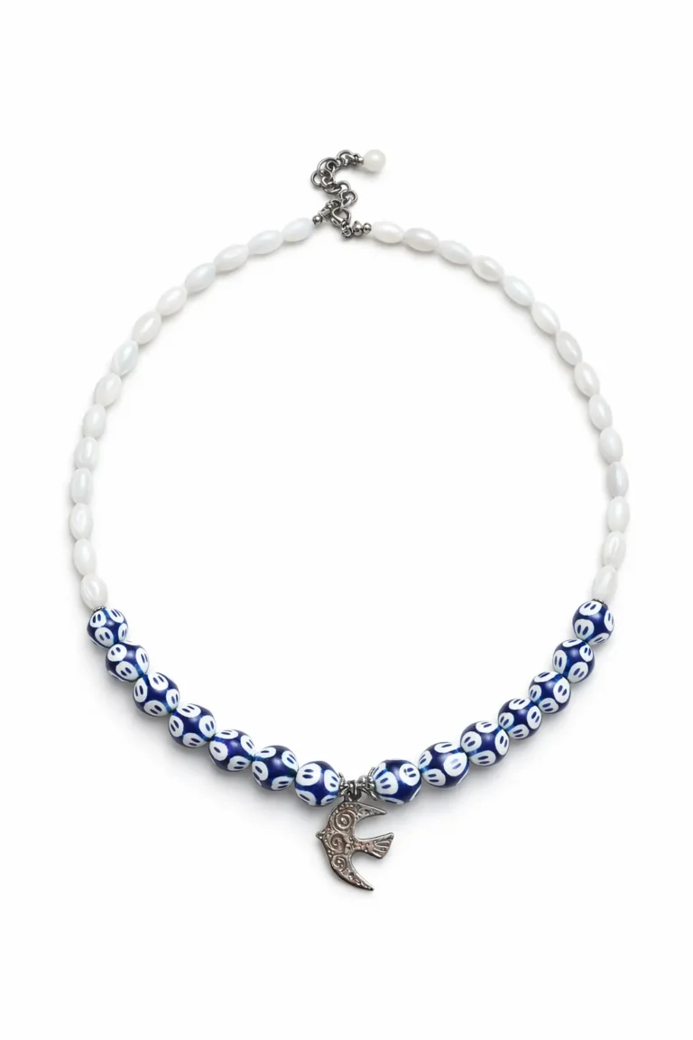 Намисто пташка зі скляними намистинами Вишитий одяг для усієї родини 38296