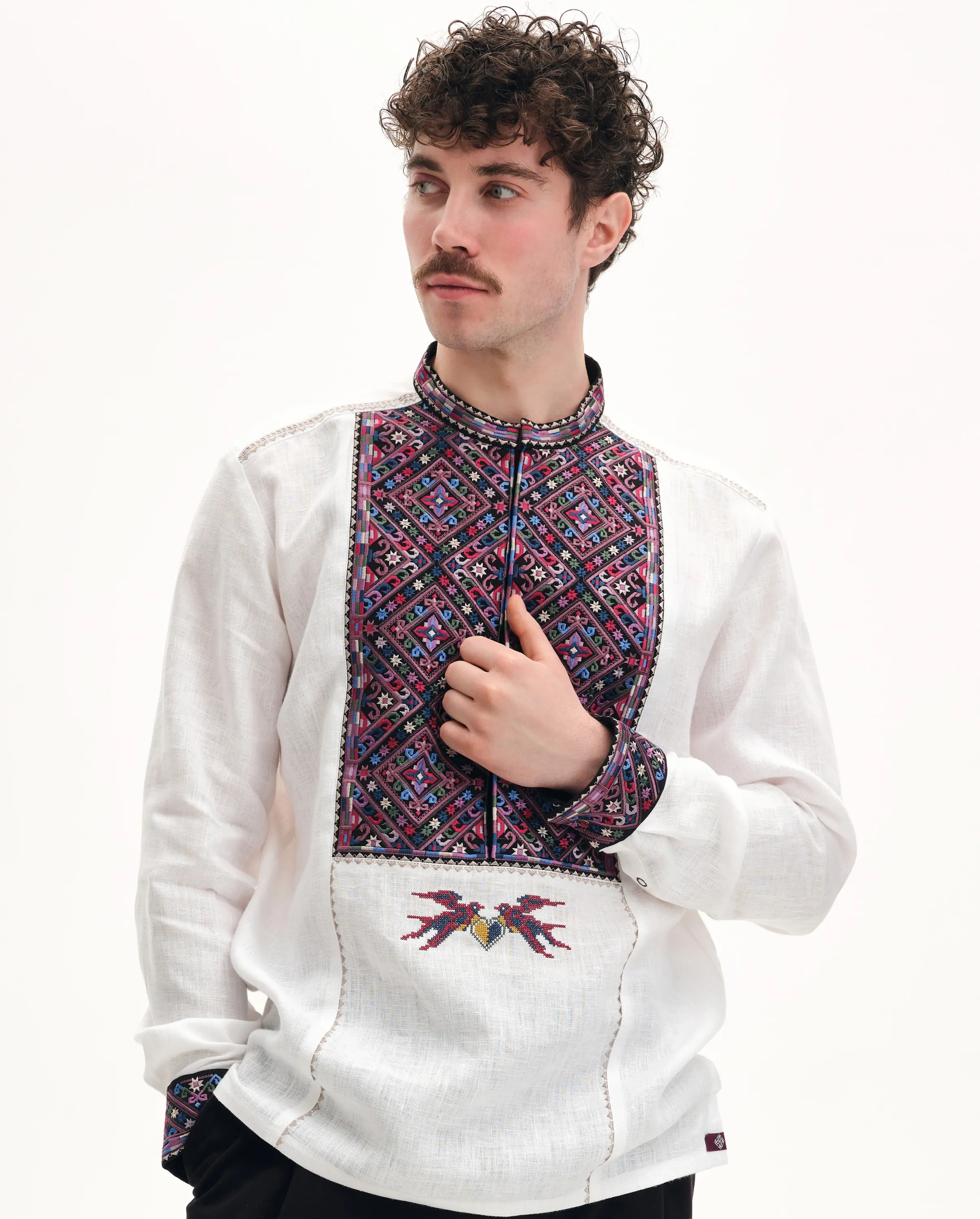 Вишиванка чоловіча Яфиновий цвіт Вишитий одяг для усієї родини 38343