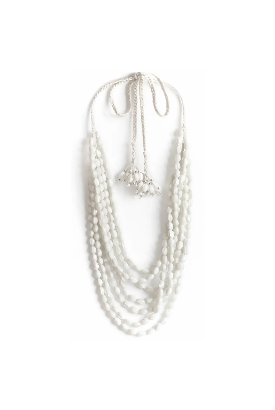 Намисто з перламутру семирядне