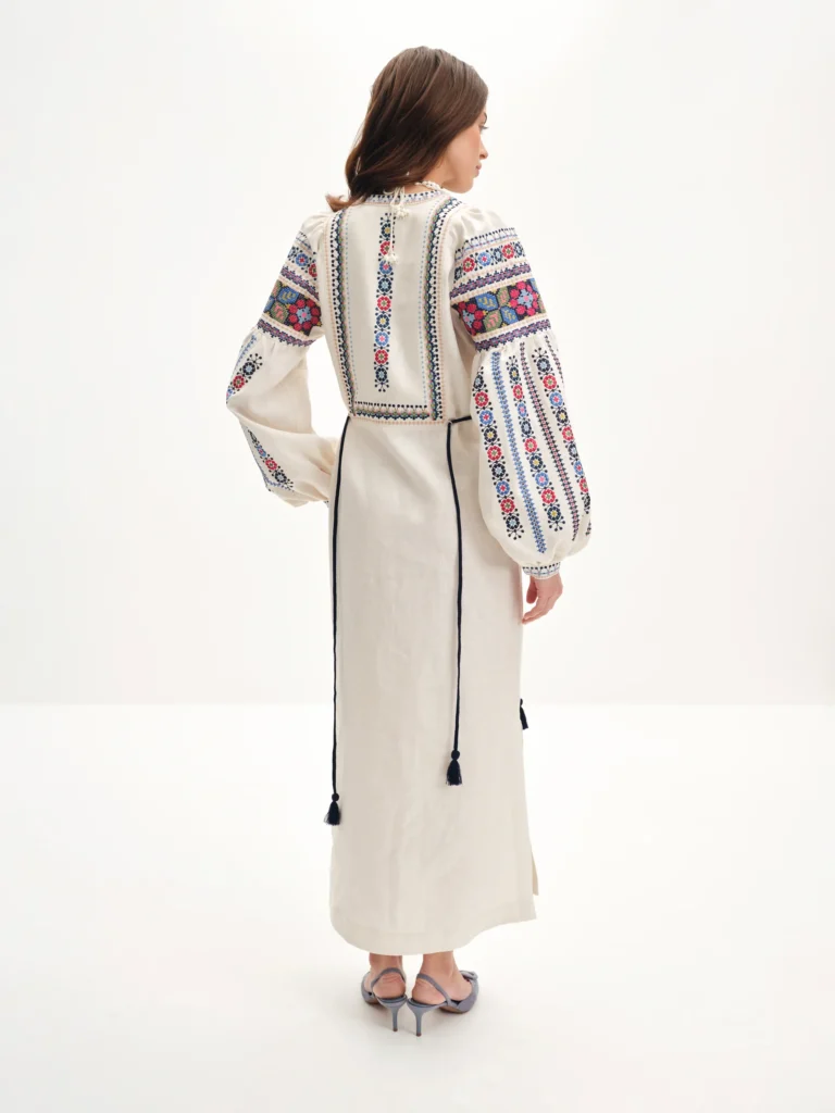 Kolomyika Embroidered Dress Ukrainian brand of embroidered clothing 38392