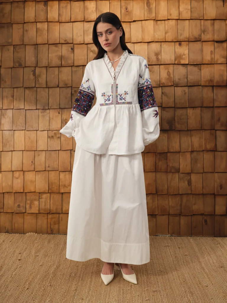 Вишиванка жіноча Яфиновий цвіт Вишитий одяг для усієї родини 38339