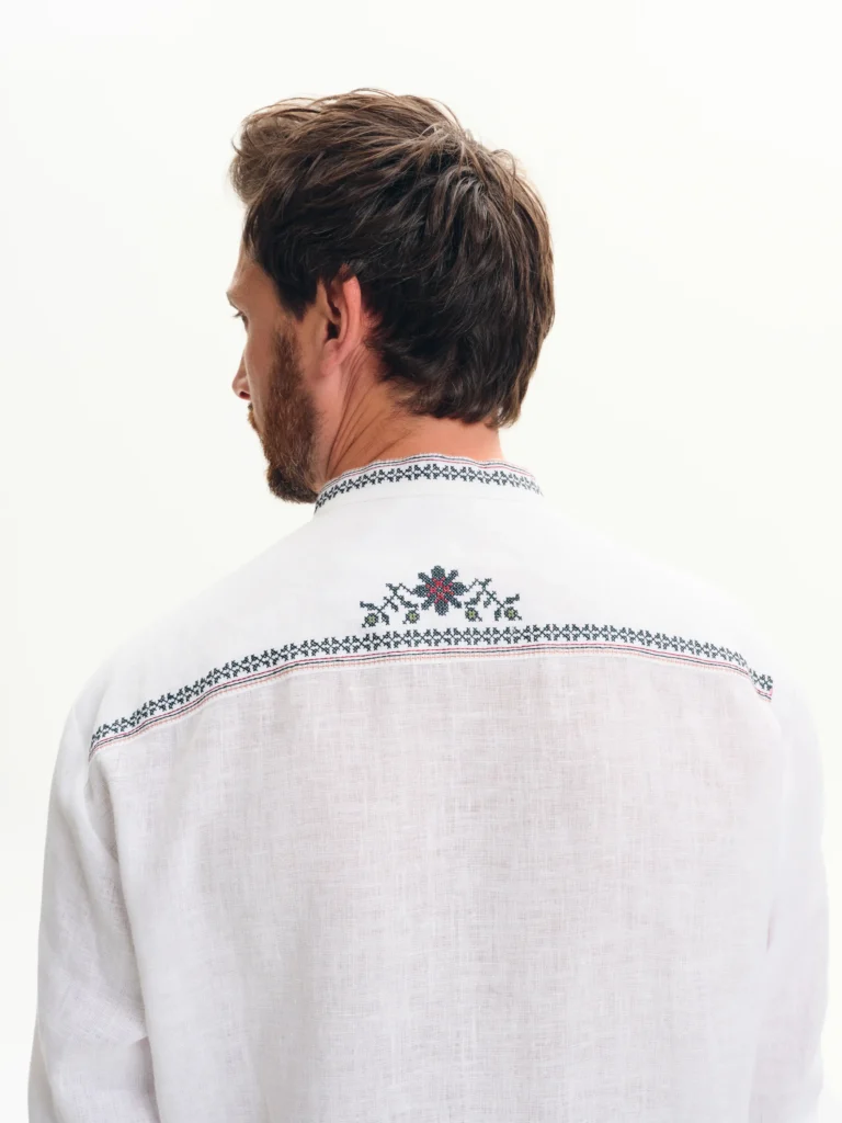Men’s Embroidered shirt, Kyiv Region Ukrainian brand of embroidered clothing 40033