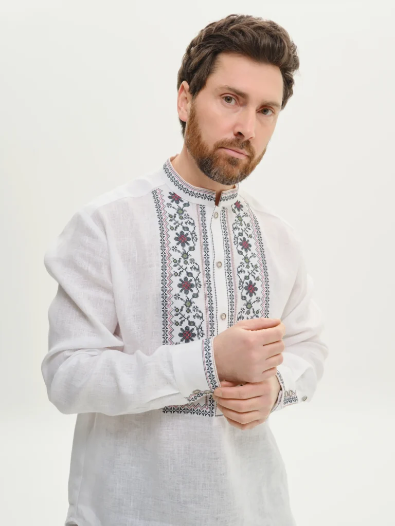Вишиванка чоловіча Київщина Вишитий одяг для усієї родини 38857
