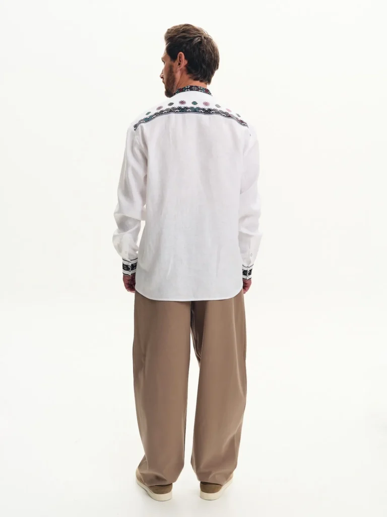 Men’s Embroidered shirt “Sokolivka” Ukrainian brand of embroidered clothing 39619