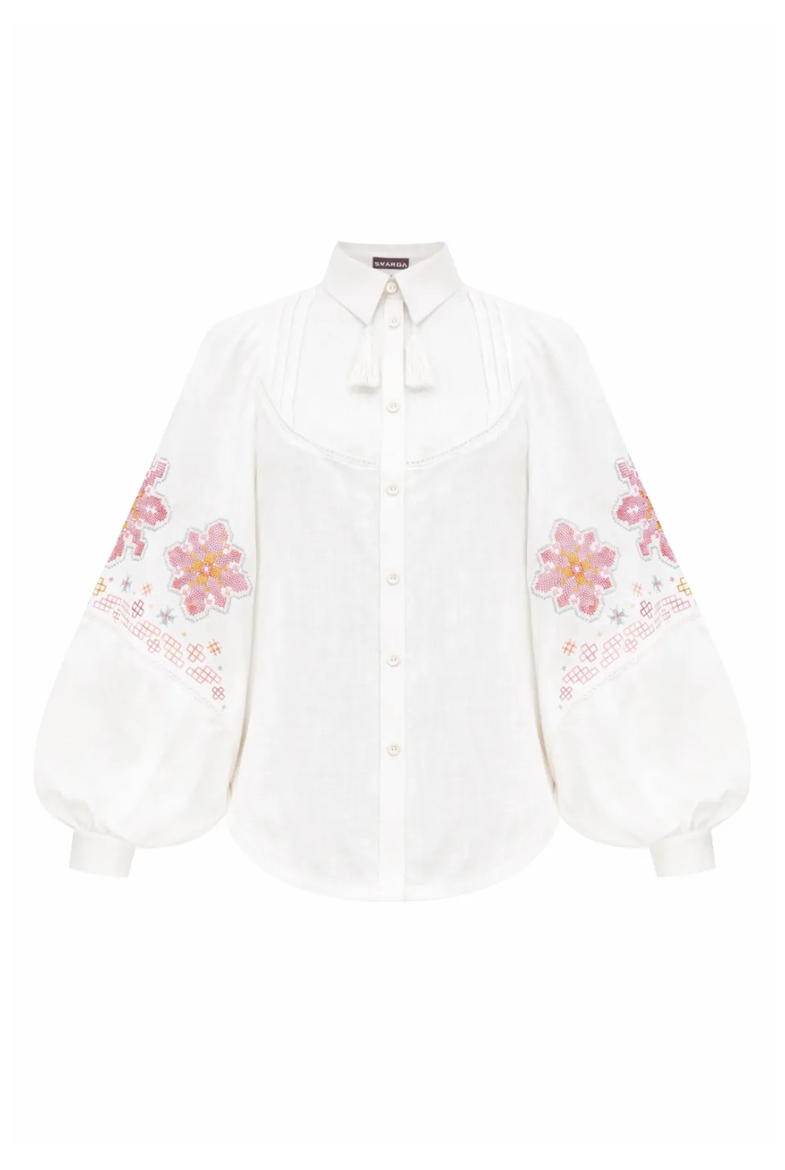 Вишиванка жіноча Світанок біла Вишитий одяг для усієї родини 39296