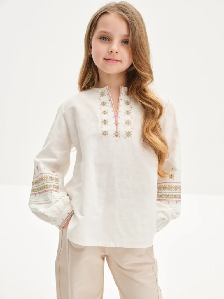 Вишиванка Золотко для дівчинки Вишитий одяг для усієї родини 38781