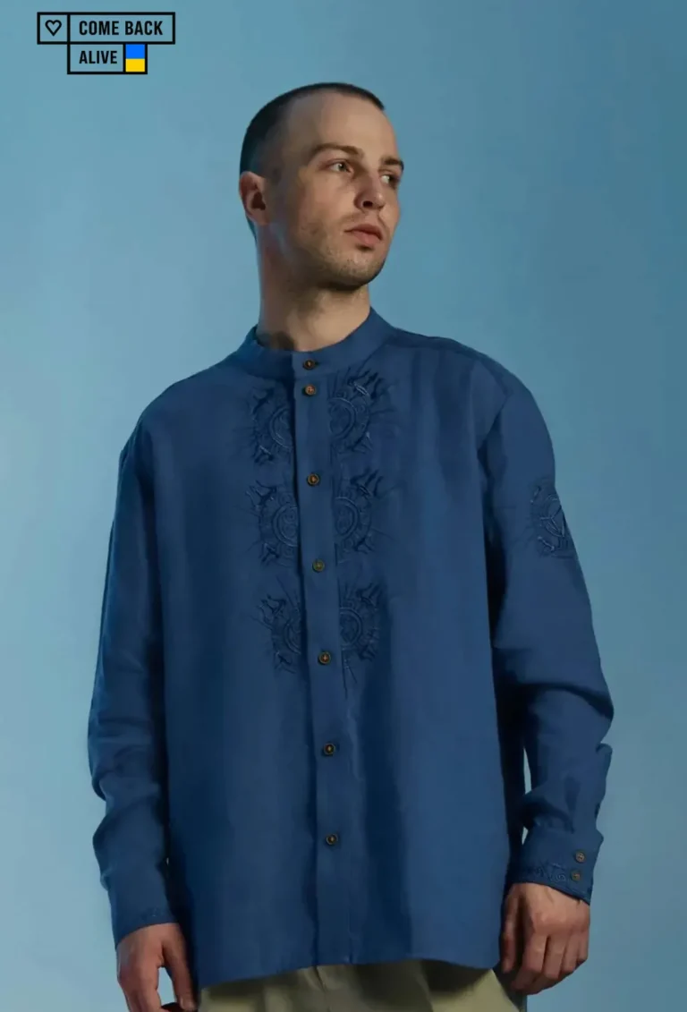 NEPTUNE Men’s Embroidered shirt—Limited Edition Ukrainian brand of embroidered clothing 42482