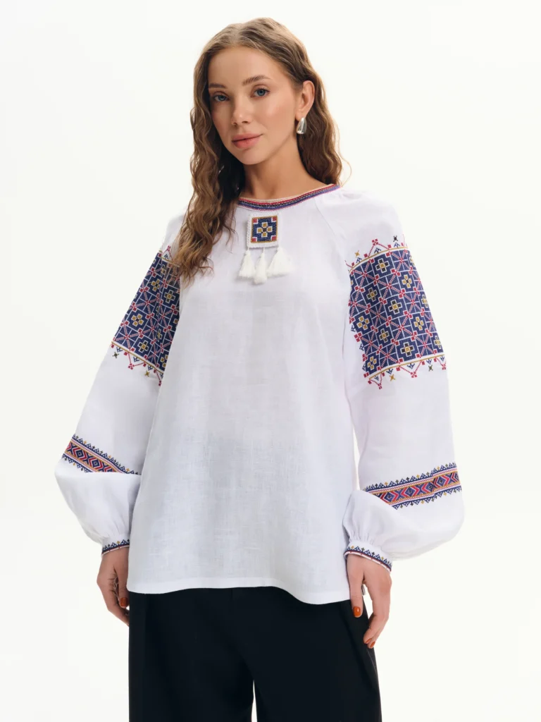 Women’s Embroidered shirt from Zakarpattia Ukrainian brand of embroidered clothing 43497