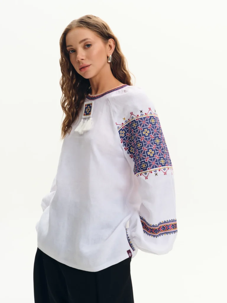 Women’s Embroidered shirt from Zakarpattia Ukrainian brand of embroidered clothing 43496